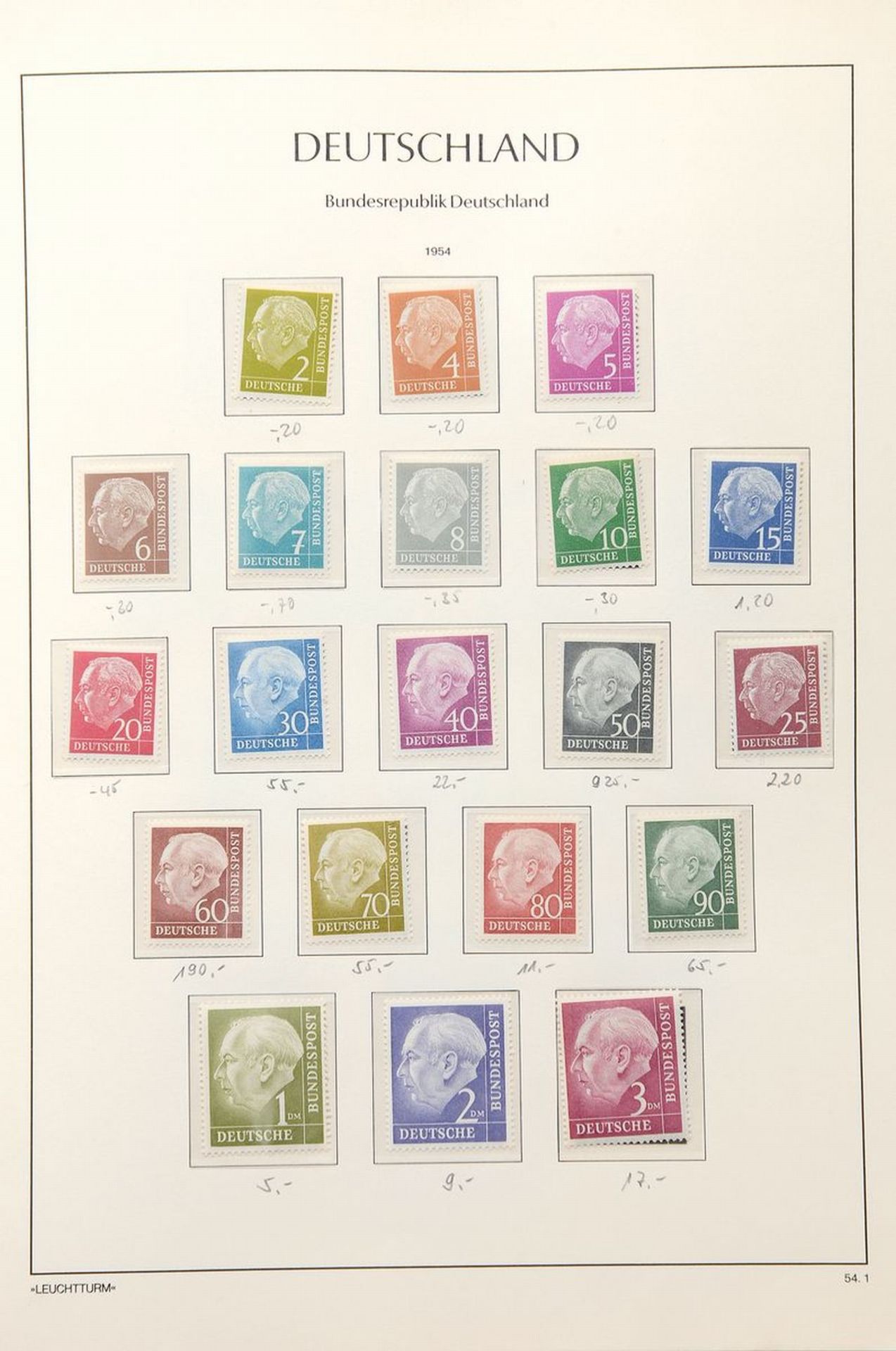 Briefmarkenalbum, BRD 1949-1979,  postfrisch,