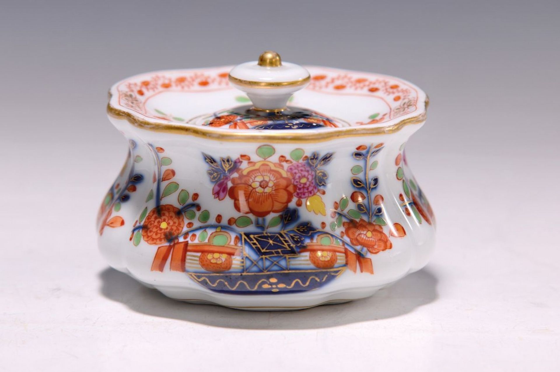 Tintenfass, Meissen, Marcolinizeit um 1800,  Porzellan,