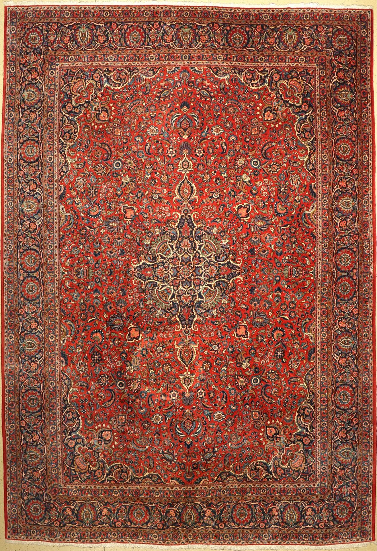 Keschan fein alt,   Persien, um 1940, Korkwolle, ca. 470 x