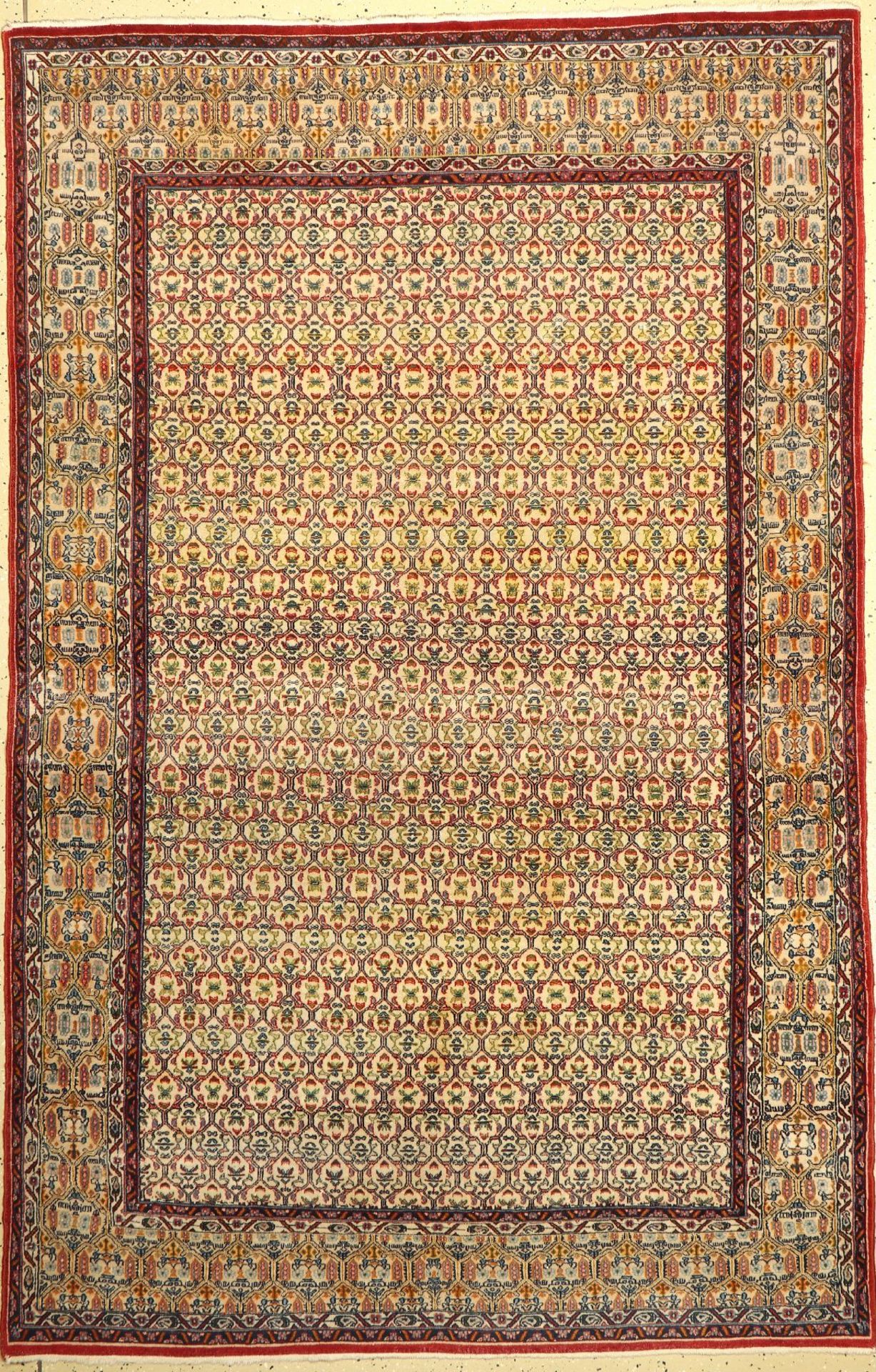 Ghom Kork,   Persien, um 1960, Korkwolle, ca.226 x 147 cm,