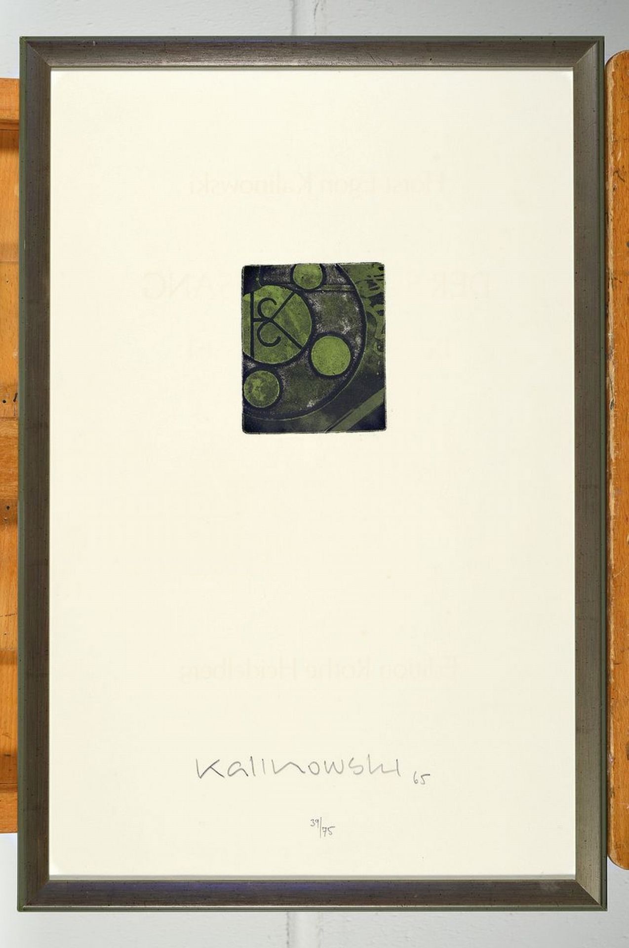 Horst Egon Kalinowski, 1924-2013, 3 Grafiken, 1x - Image 8 of 9