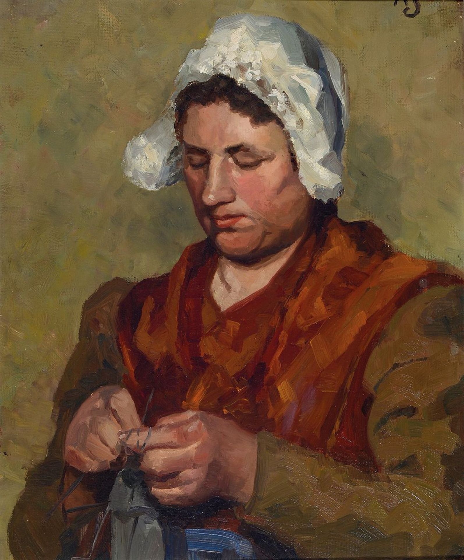 Anna von Doemming, geb. Schönian, 1888-1981 Koblenz, zwei