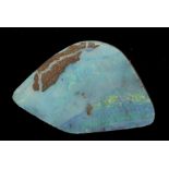 Loser Boulderopal, ca. 35.08 ct, schönes Farbspiel in