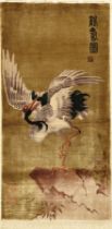 China Seide,   ca. 50 Jahre, reine Naturseide, ca. 137 x