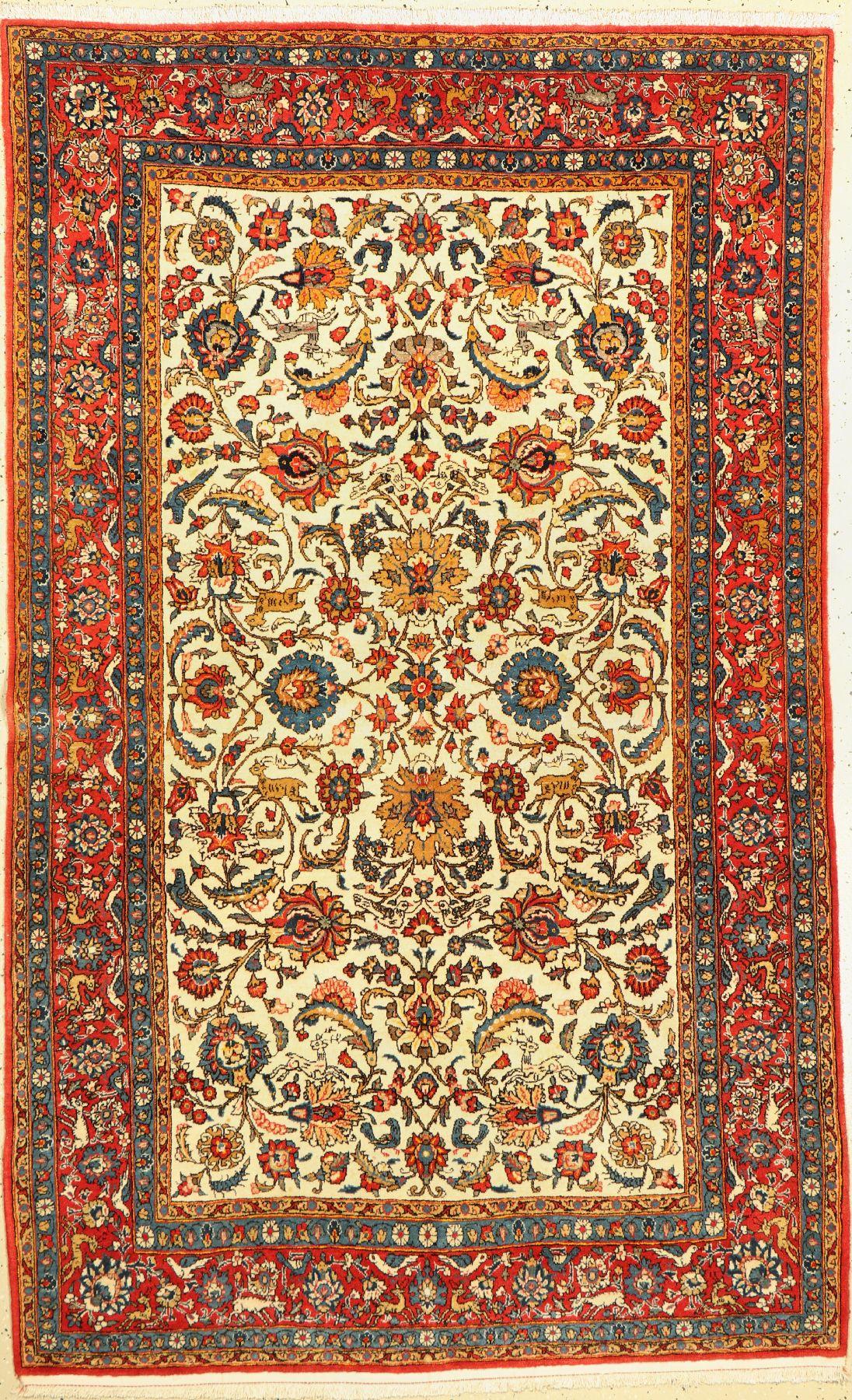 Ghom Kork, Persien, ca. 50 Jahre, Korkwolle, ca. 214 x