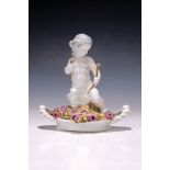 Porzellanfigur 'Amor in Rosen', Rosenthal, Kriegsmarke