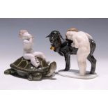 Zwei Porzellanfiguren, Rosenthal, um 1920,