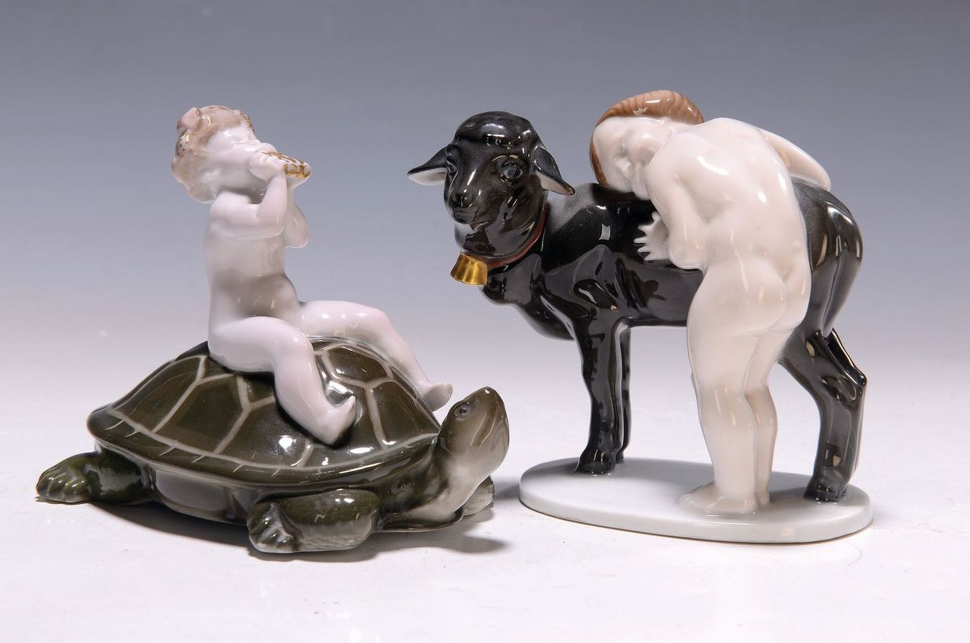 Zwei Porzellanfiguren, Rosenthal, um 1920,