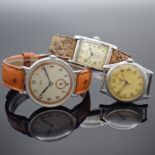 ENICAR/CYMA/MARO Konvolut 3 Armbanduhren, Schweiz um