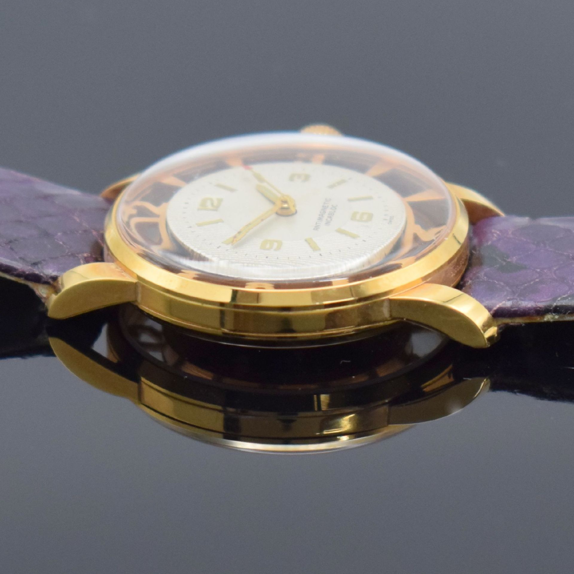 Ausgefallene Armbanduhr sog. Cocktail Watch,  Schweiz um - Bild 6 aus 6