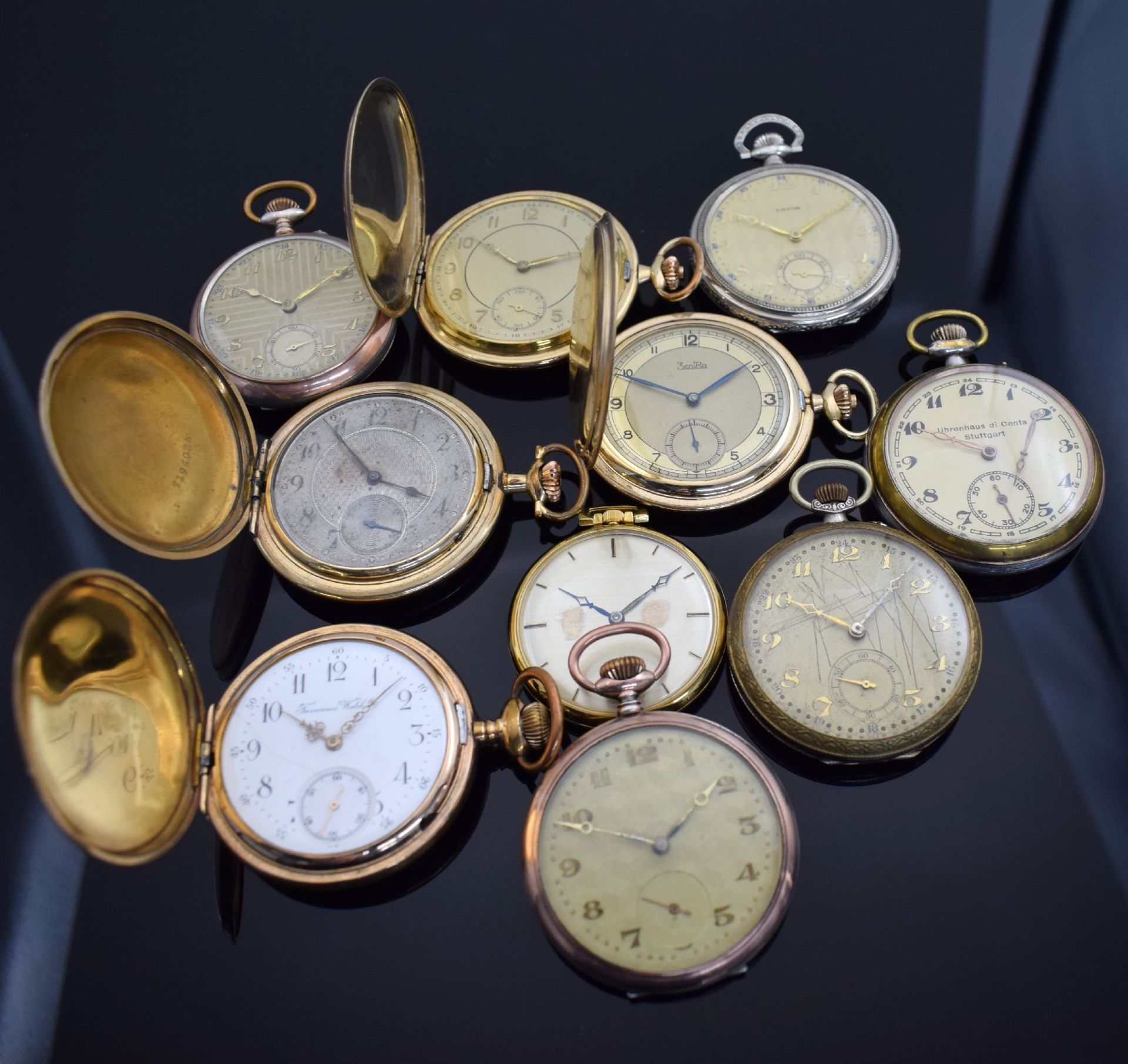 Konvolut: 10 Taschenuhren,  Schweiz um 1900- 1930,