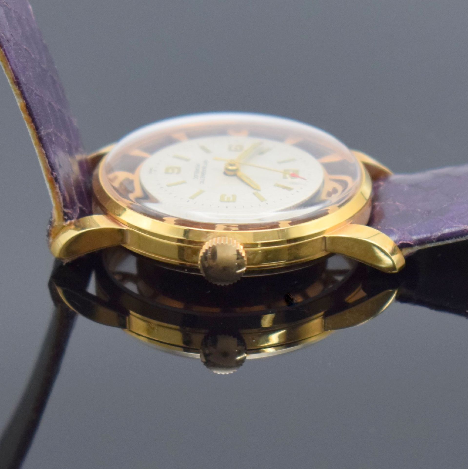 Ausgefallene Armbanduhr sog. Cocktail Watch,  Schweiz um - Bild 5 aus 6