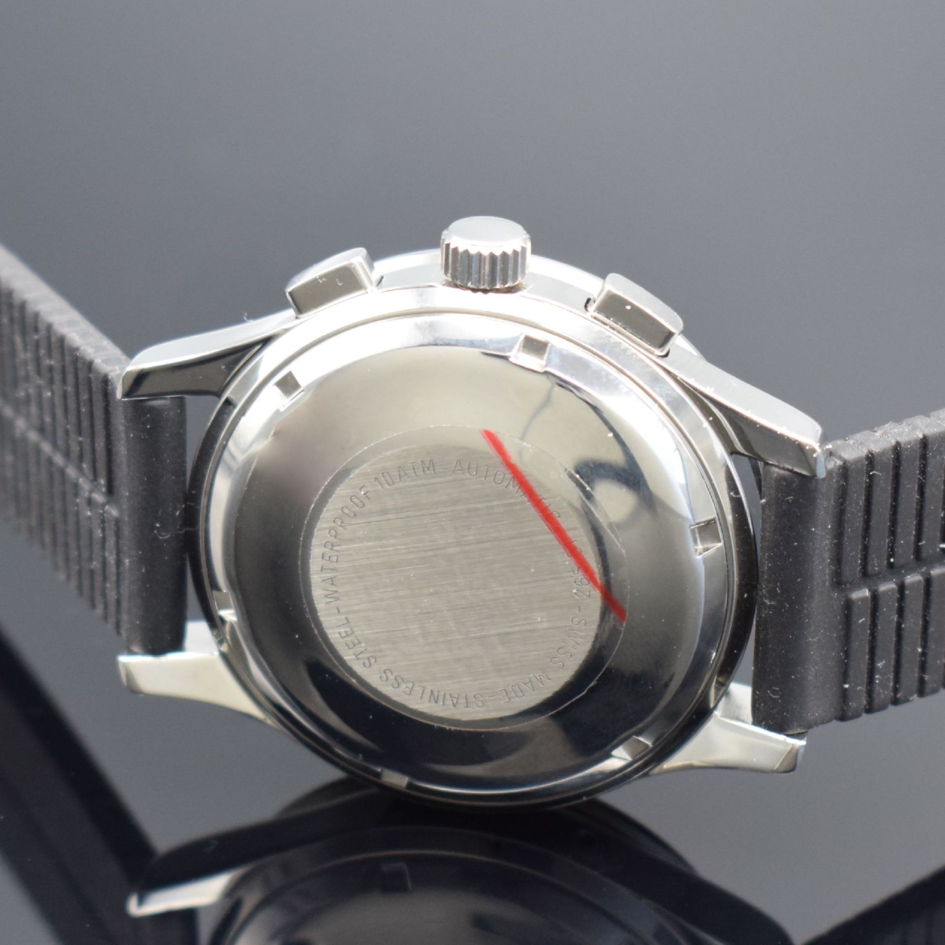 GUINAND nahezu neuwertiger Armbandchronograph, Schweiz um - Image 4 of 5