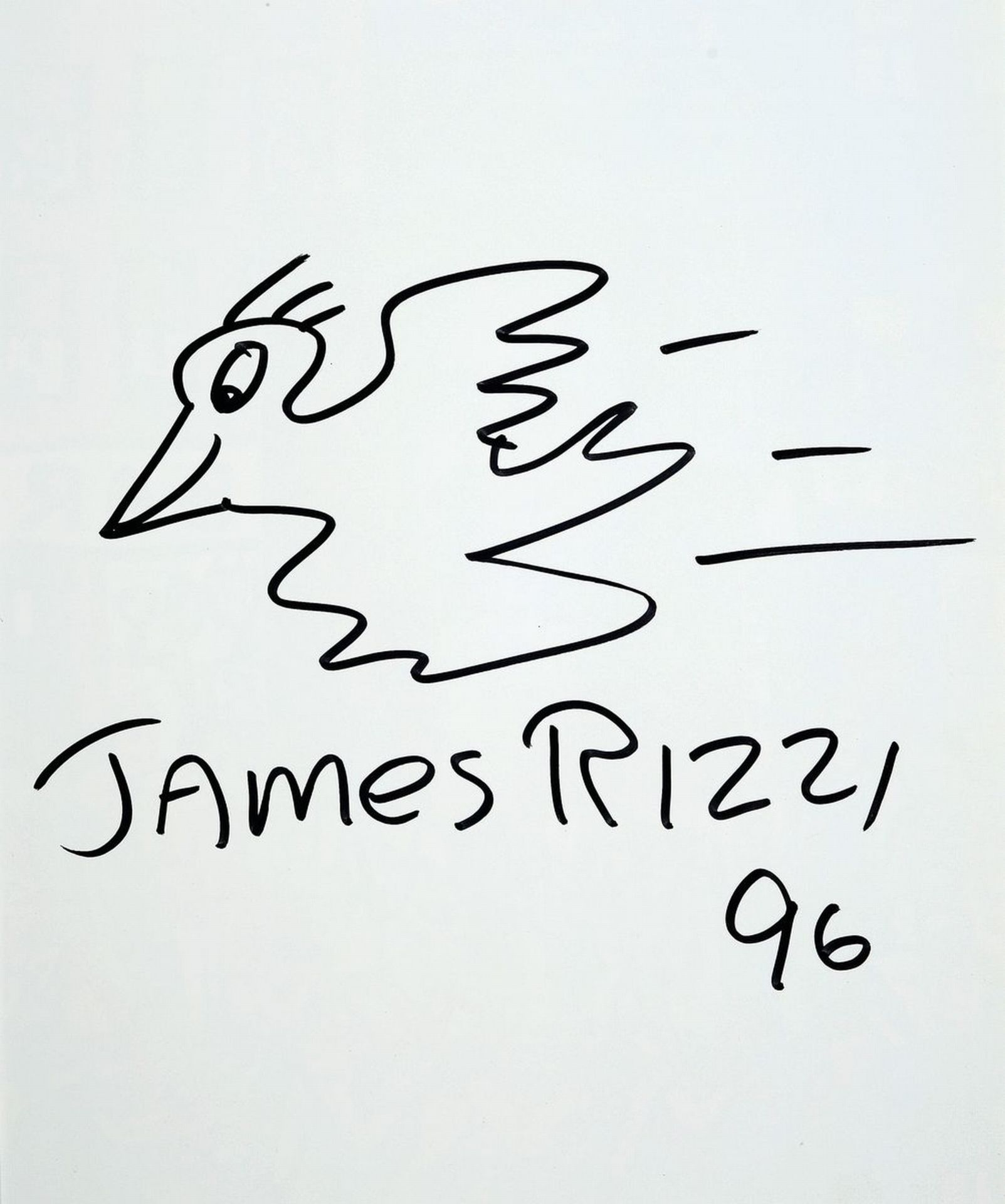 James Rizzi, 1950 New York - 2011 ebenda,  'Bird', orig.