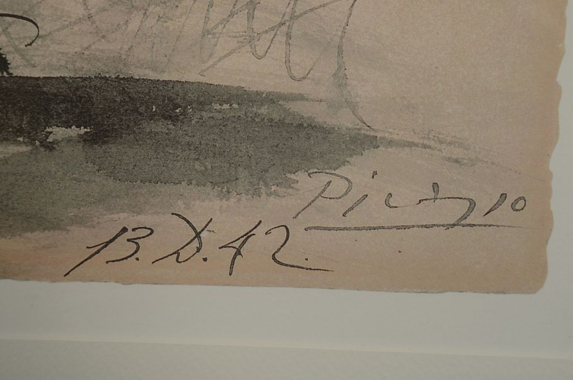Pablo Picasso, 1881-1973,  Le Dormeur, Lithographie von - Bild 2 aus 3