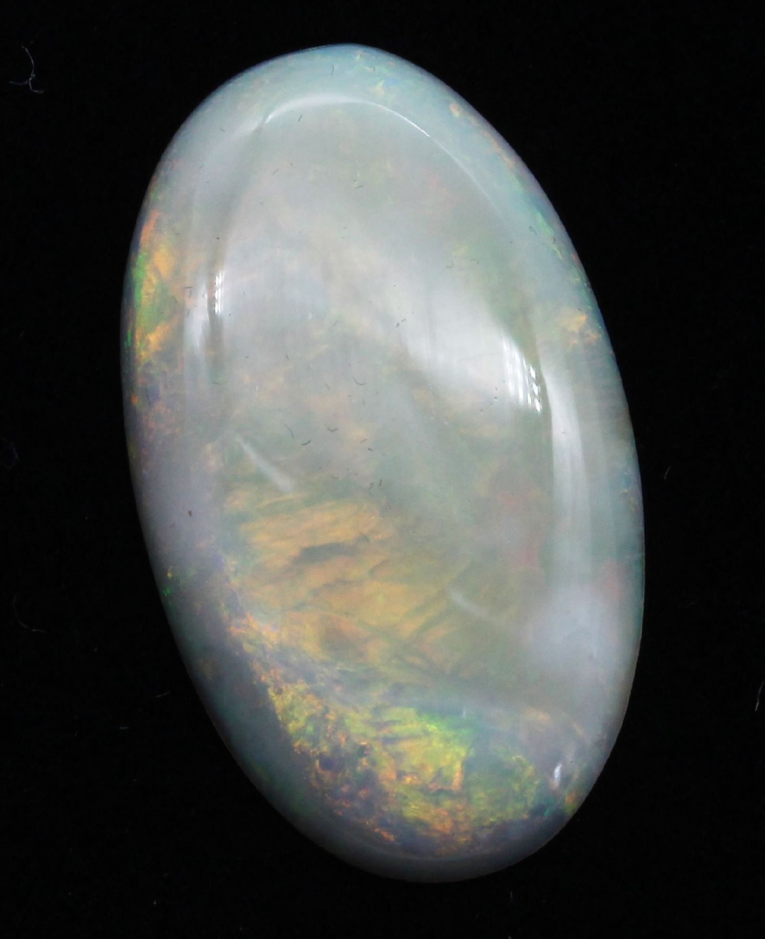 Loser Opal-Cabochon ca. 16.17 ct,   länglich oval, - Bild 2 aus 2