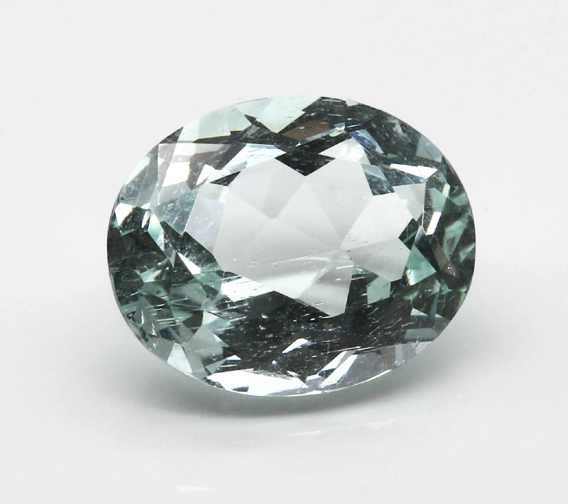 Loser Aquamarin ca. 10.10 ct,