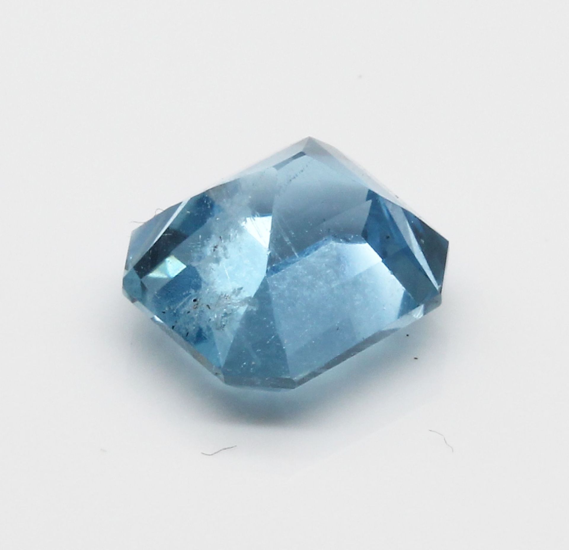 Loser Aquamarin ca. 4.3 ct,   Smaragd- Schliff, sehr - Bild 3 aus 3