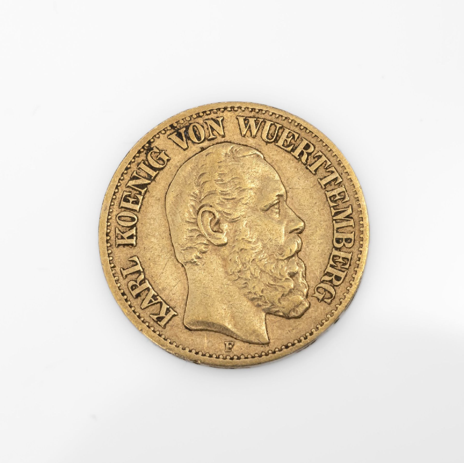Goldmünze 10 Mark Deutsches Reich 1888, Karl König von