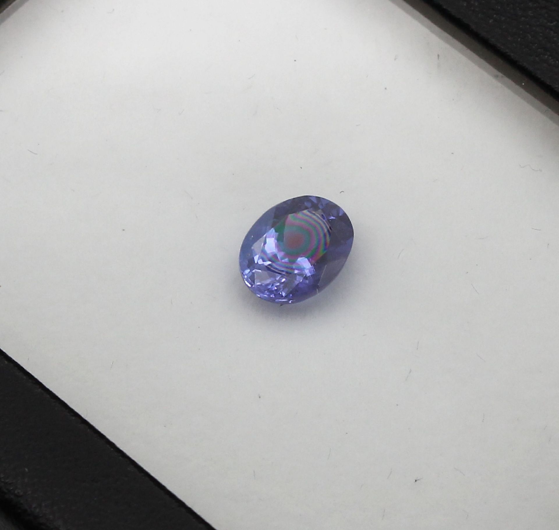 Loser facett. Tansanit, 3.00 ct, ca. 10 x 8 mm, Herkunft - Image 2 of 2