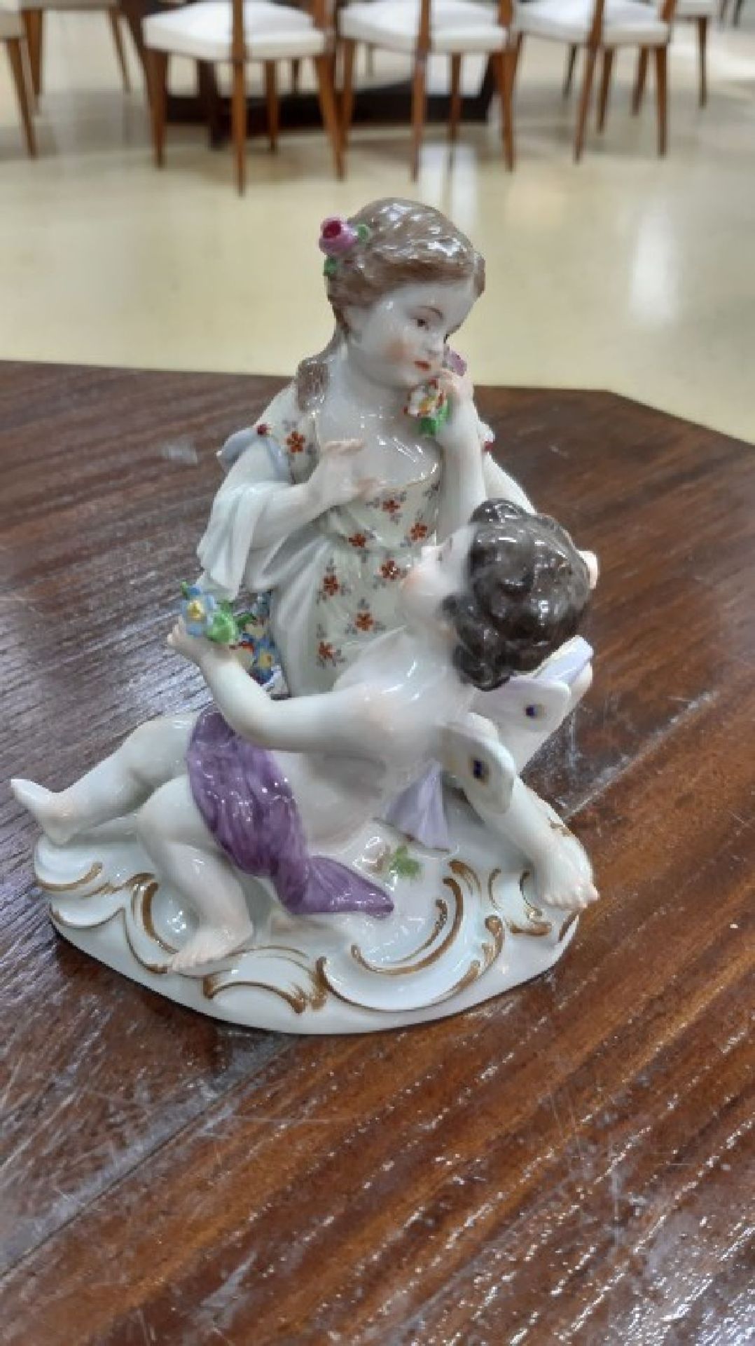 Porzellangruppe, Meissen, um 1900, Paar Amoretten als - Image 2 of 9