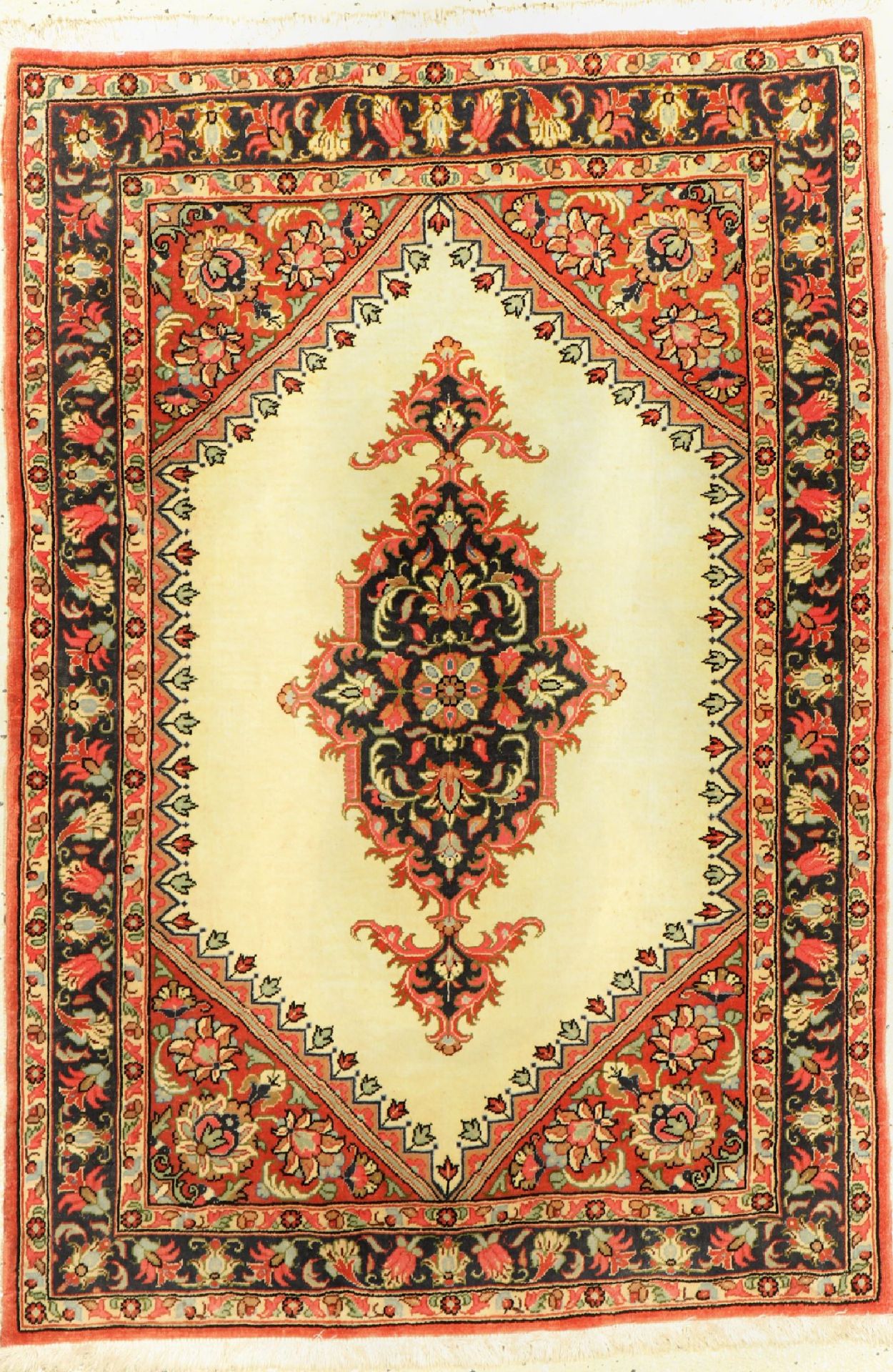 Ghom Kork,   Persien, ca. 40 Jahre, Korkwolle ,ca. 115 x