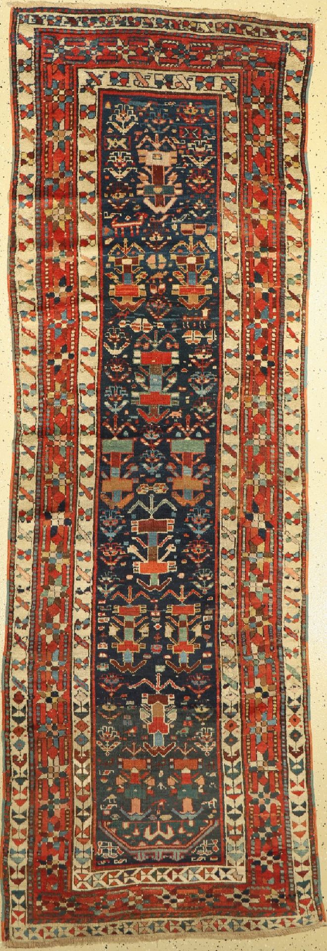 Antike Shahsawan Galerie, Kaukasus, 19.Jhd, Wolle auf