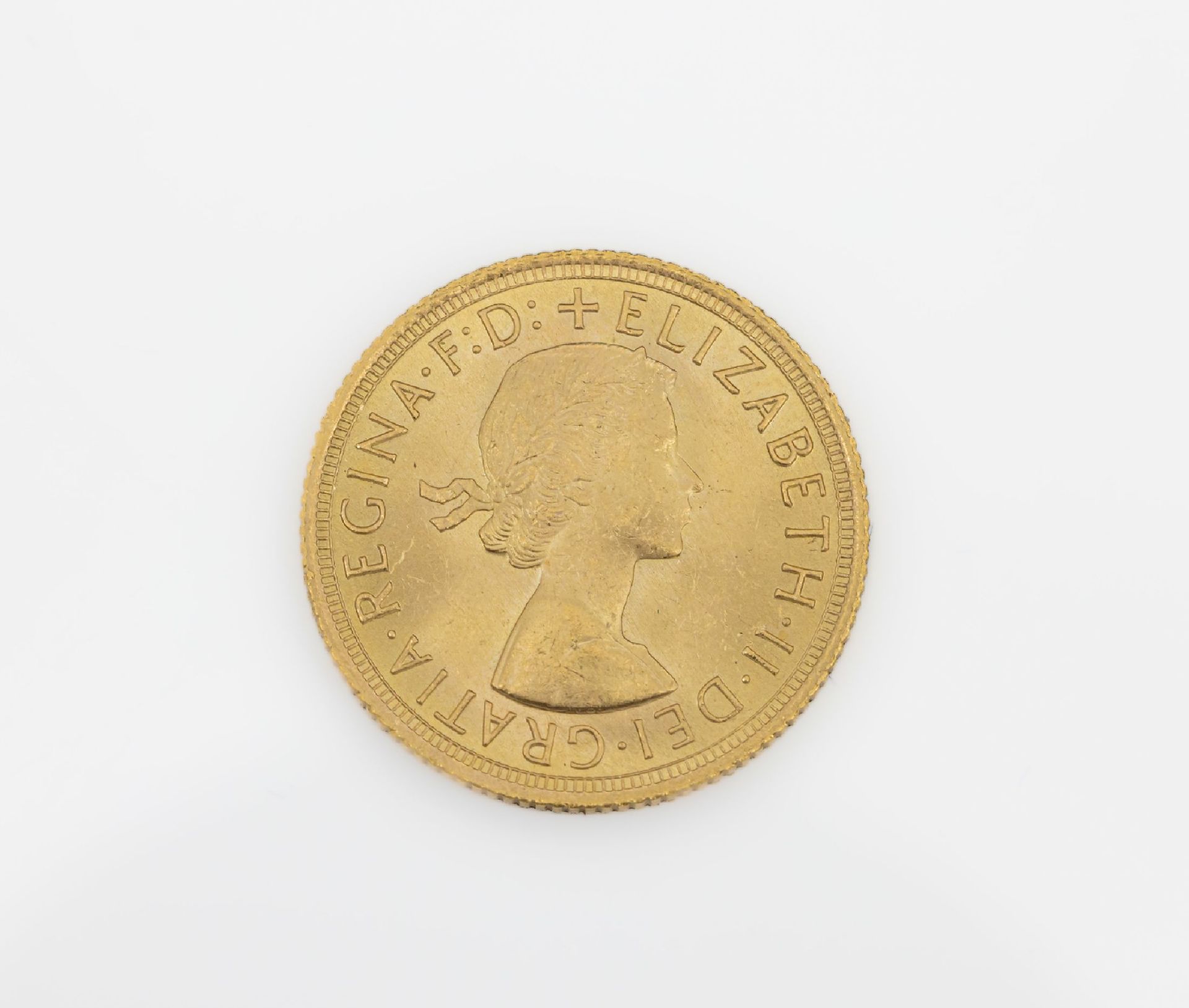 Goldmünze Sovereign, Großbritannien 1966, Elizabeth II.,