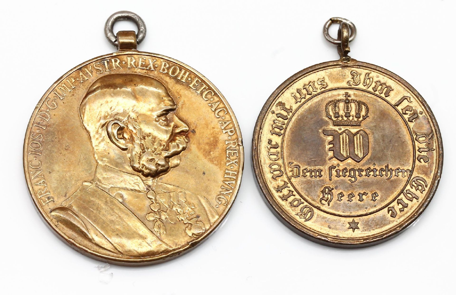 Konvolut 13 Medaillen, versch. Materialien u.a. Bronze - Image 9 of 15