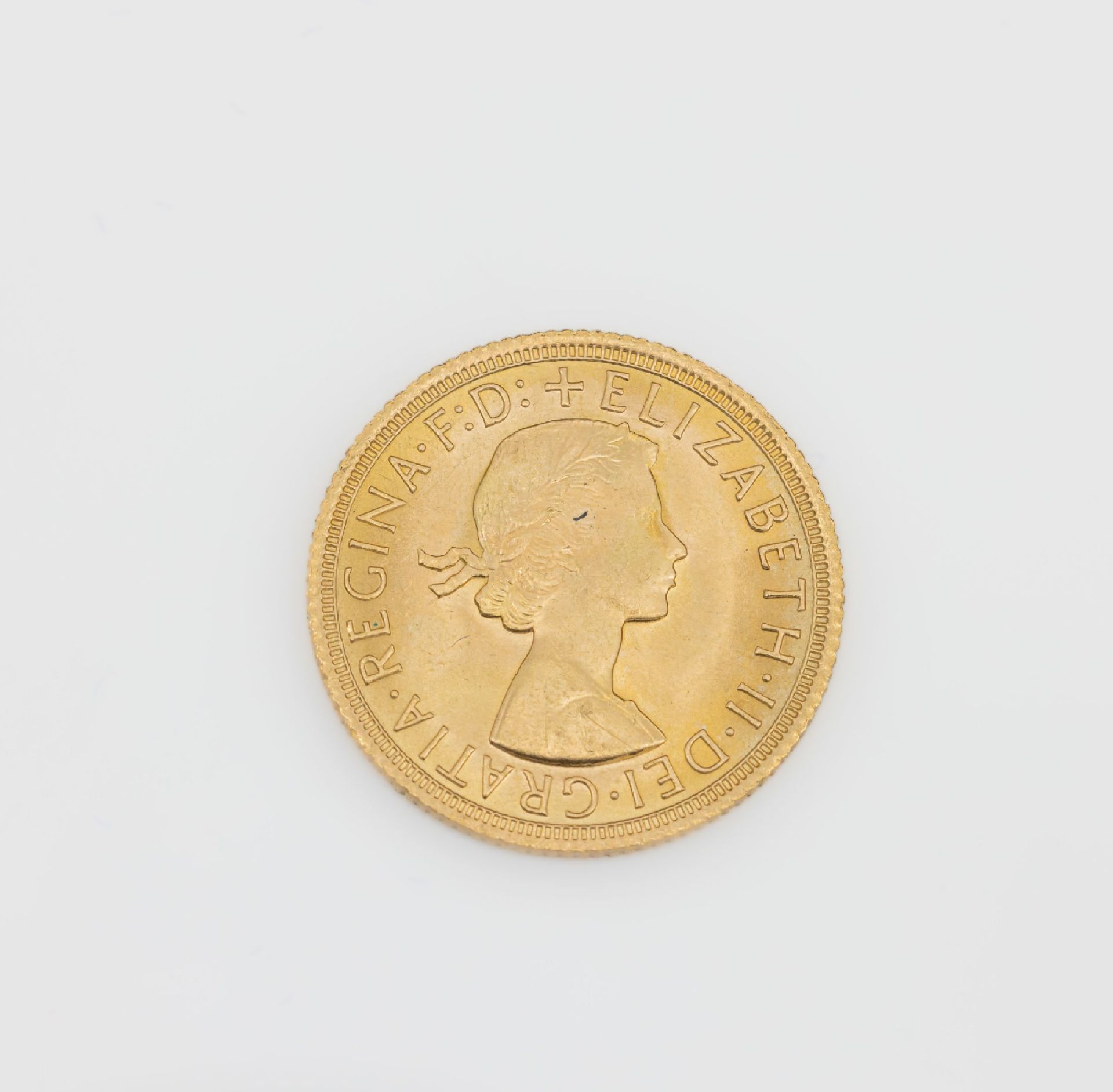 Goldmünze, Sovereign, Großbritannien, 1967, Elizabeth