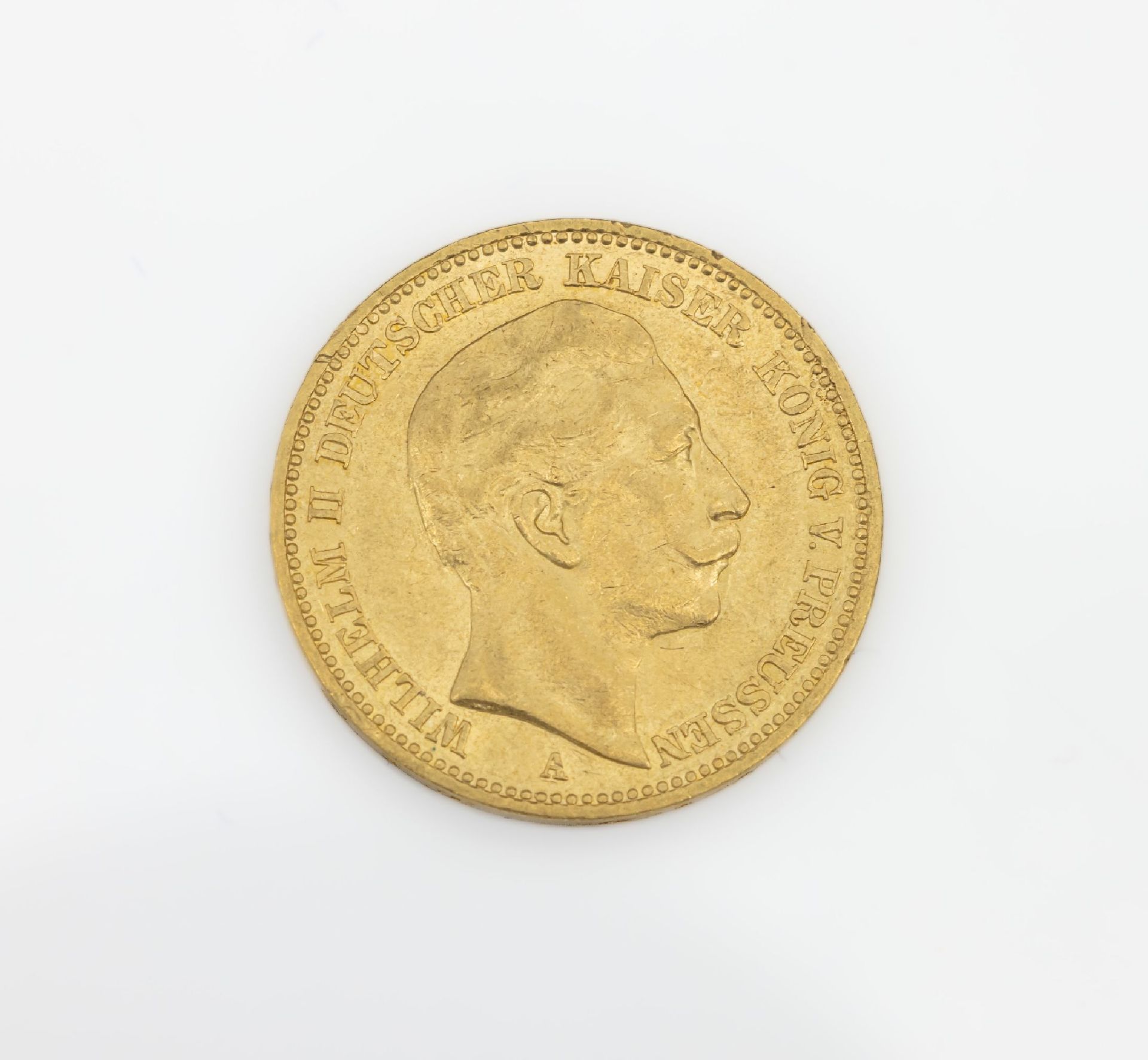 Goldmünze 20 Mark Deutsches Reich 1901, Wilhelm II