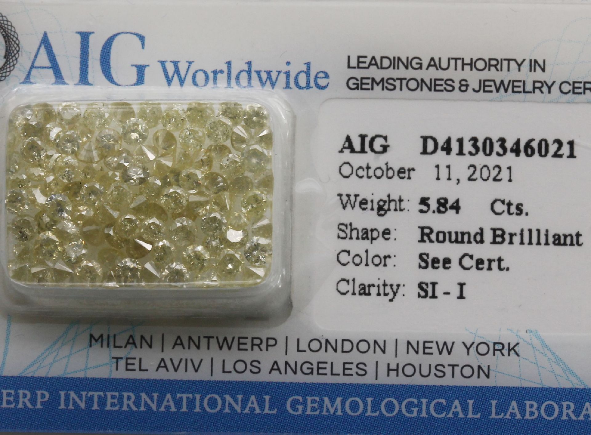 Lot lose Diamanten zus. ca. 5.84 ct,   Natural Fancy Mix