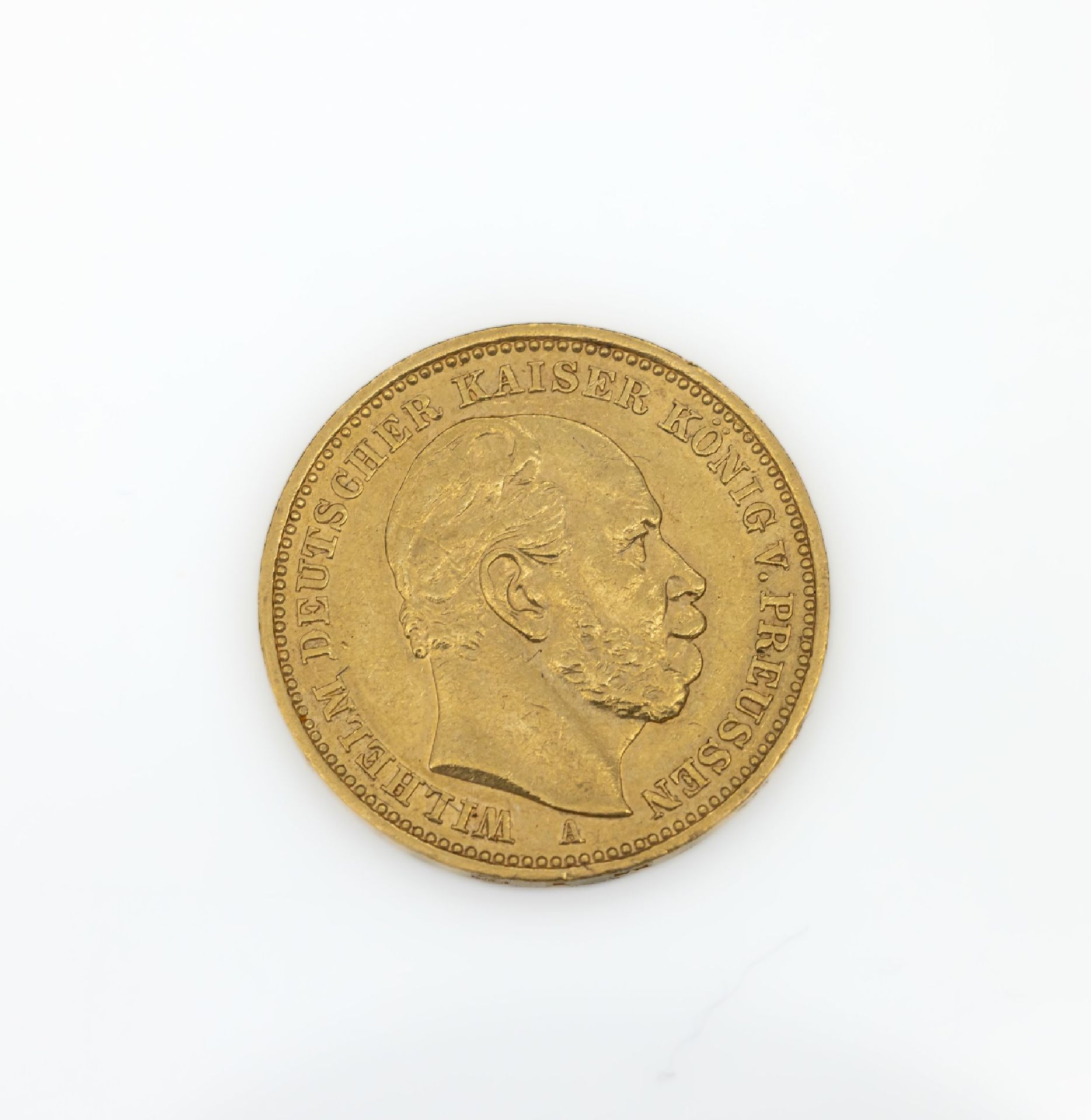 20 Mark Goldmünze 1882, Deutsches Reich, Wilhelm