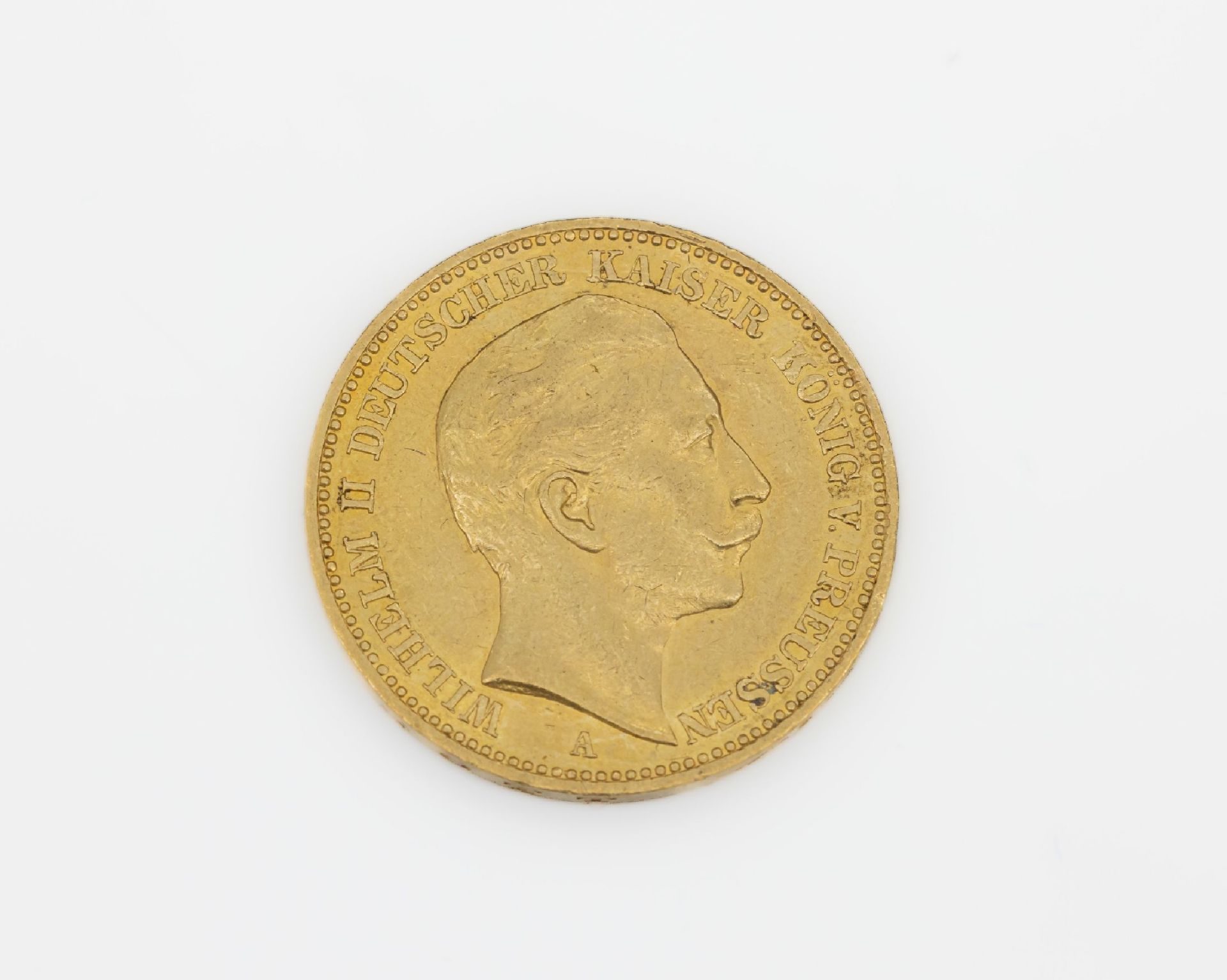 Goldmünze 20 Mark Deutsches Reich 1902, Wilhelm II