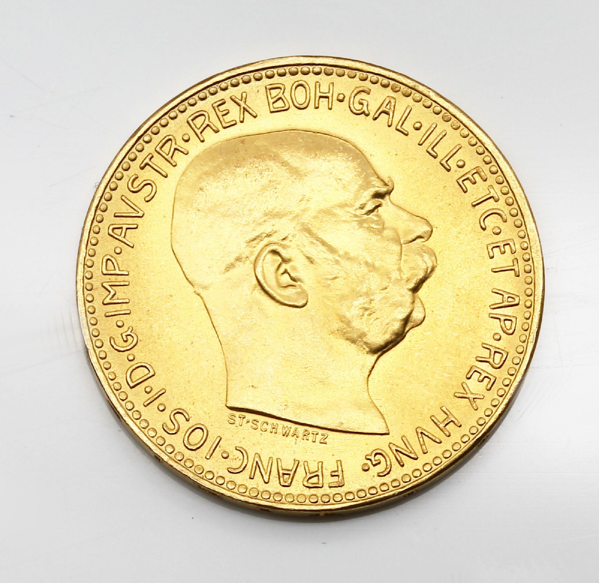 Goldmünze, 20 Kronen, Österreich-Ungarn, 1915, Franz - Image 3 of 3