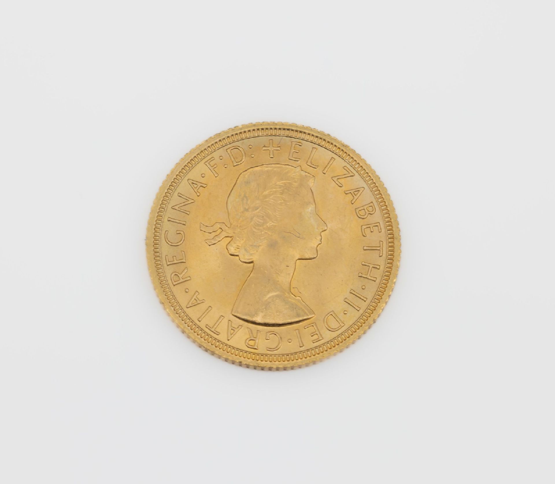 Goldmünze, Sovereign, Großbritannien, 1968, Elizabeth