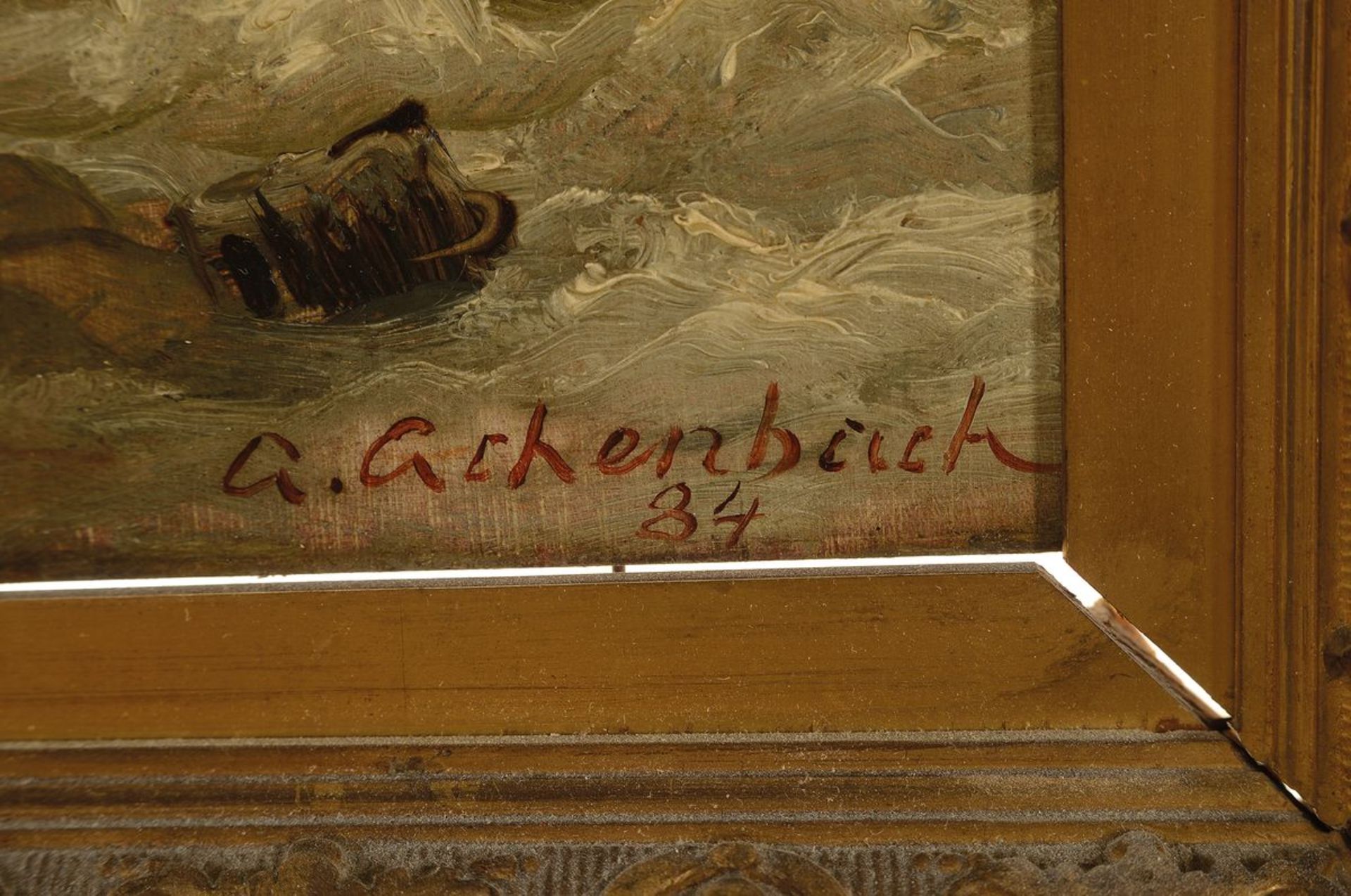 Andreas Achenbach, 1815 Kassel-1910 Düsseldorf, - Image 2 of 3