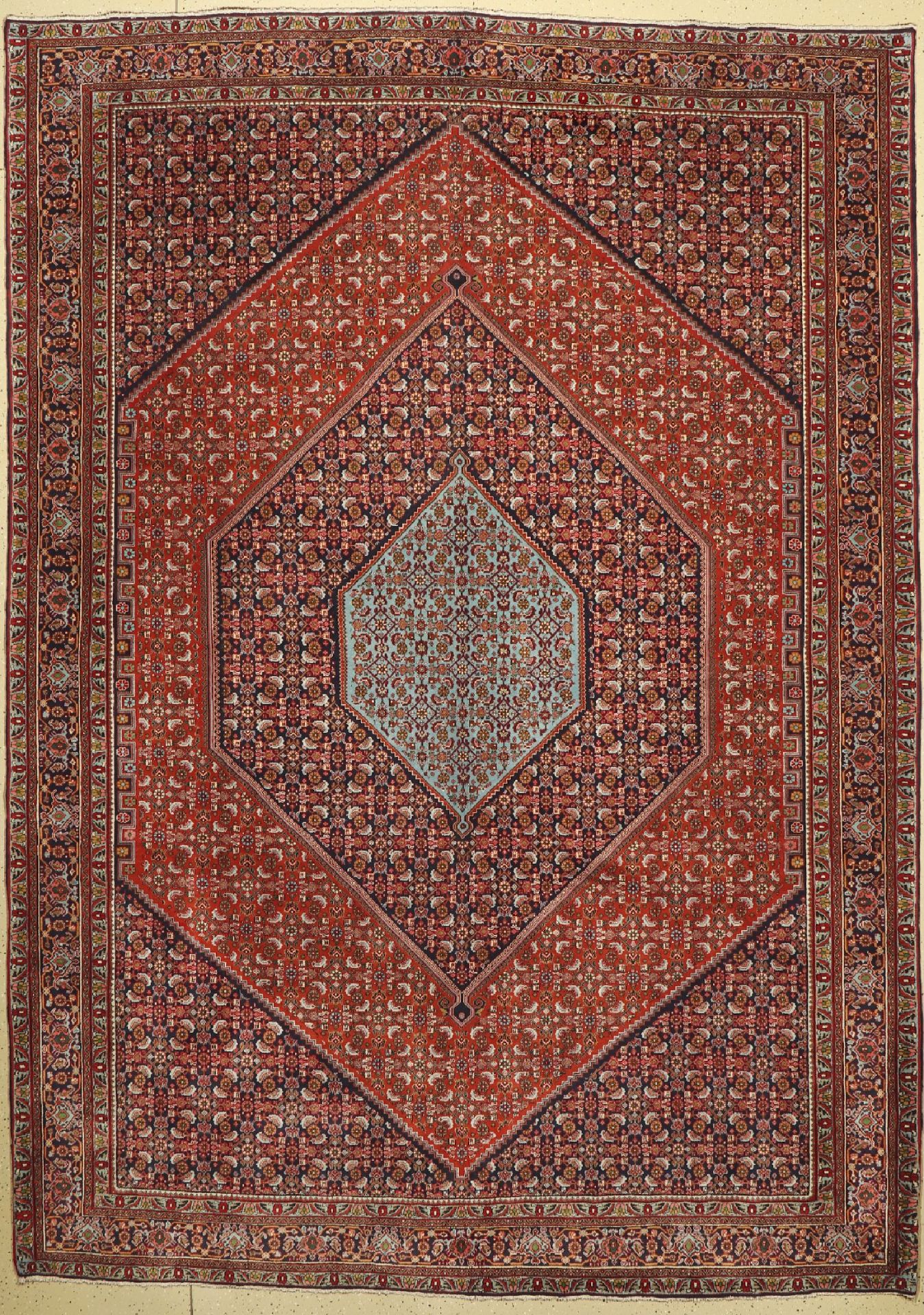 Bidjar fein,   Persien, um 1960, Korkwolle, ca. 361 x 258