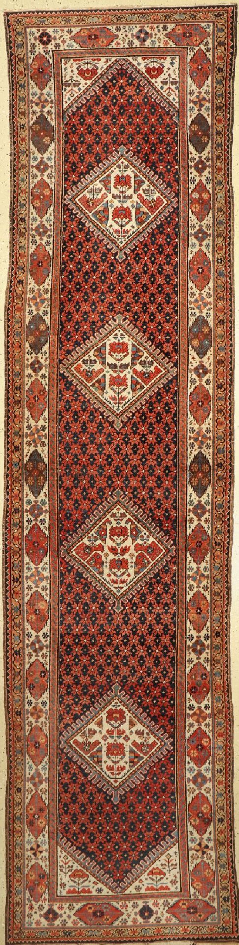 Schahsawand antik,   Persien, 19.Jhd, Wolle auf Baumwolle,