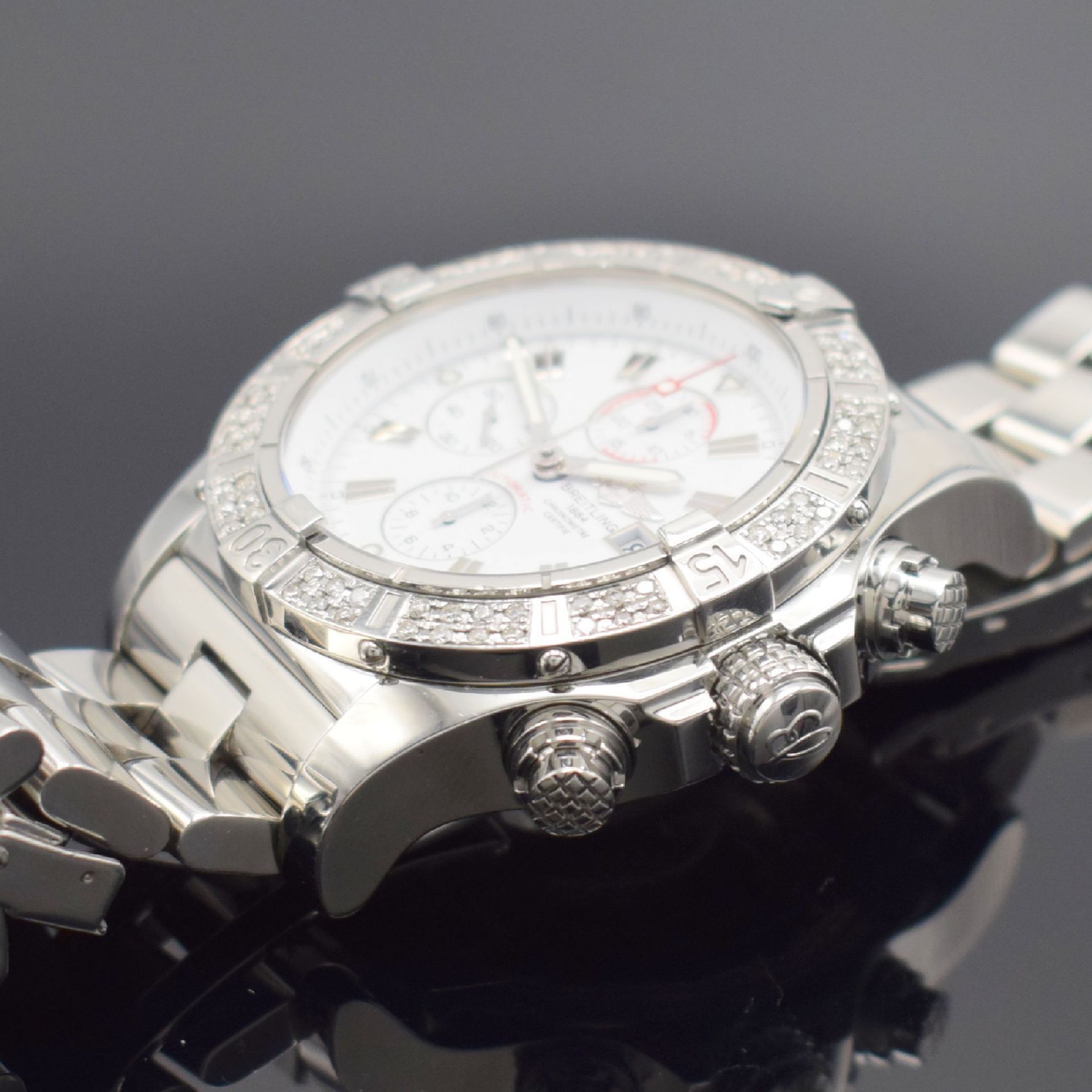 BREITLING Armbandchronometer mit Chronograph Super Avenger - Bild 4 aus 6