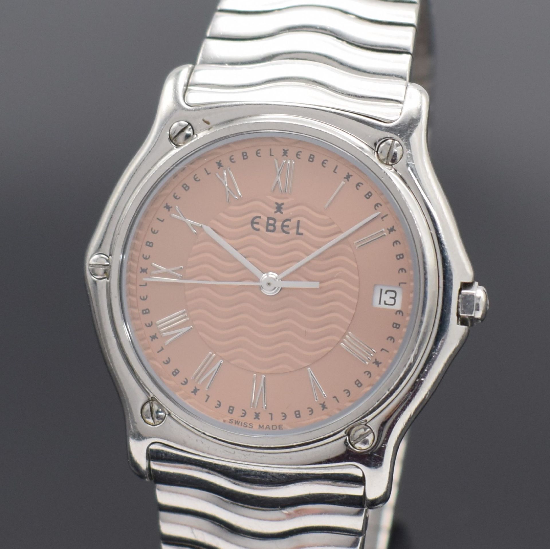 EBEL Herrenarmbanduhr Sport Classique in Stahl, Schweiz - Image 2 of 5