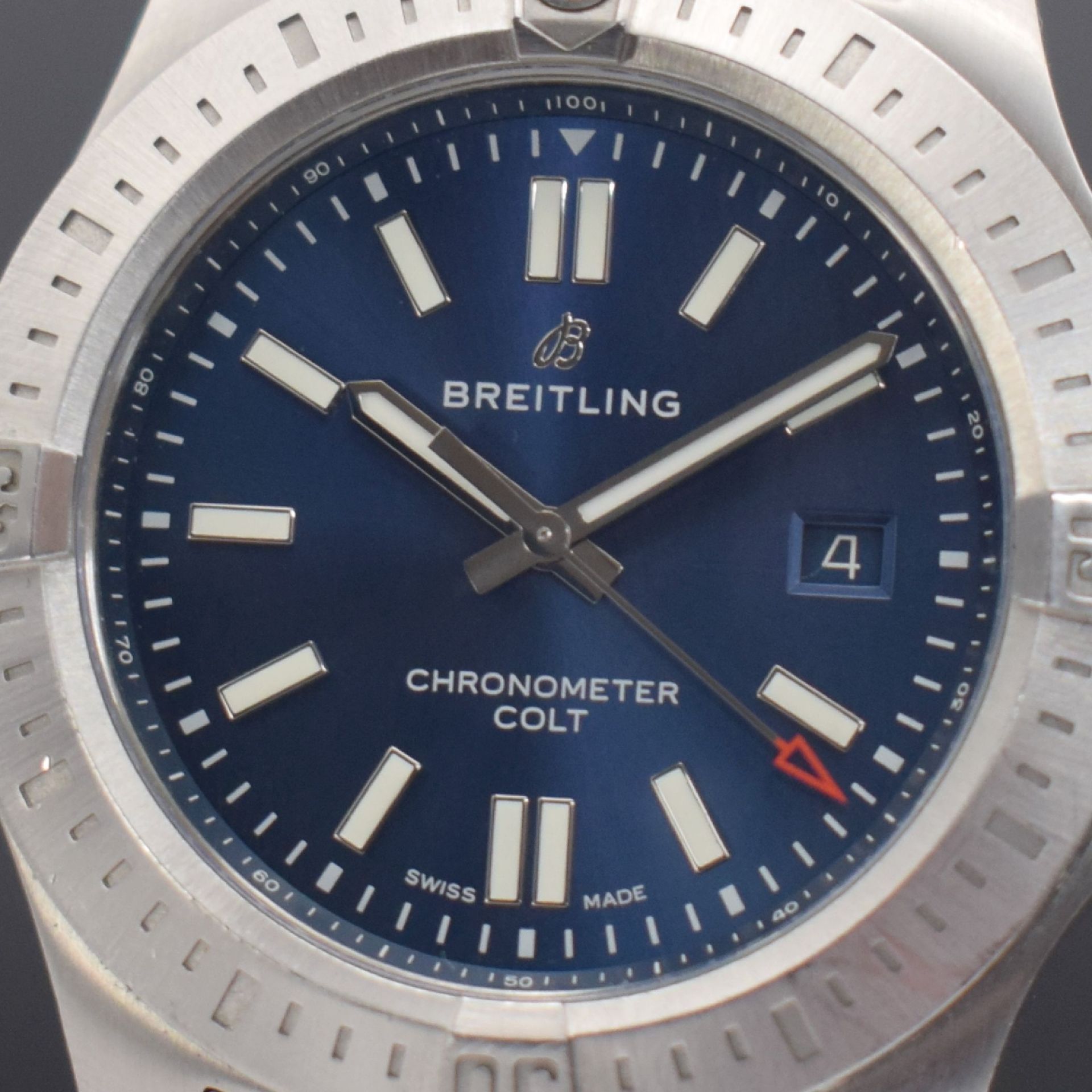 BREITLING Chronomat Chronometer Colt sehr gut erhaltene - Bild 3 aus 8