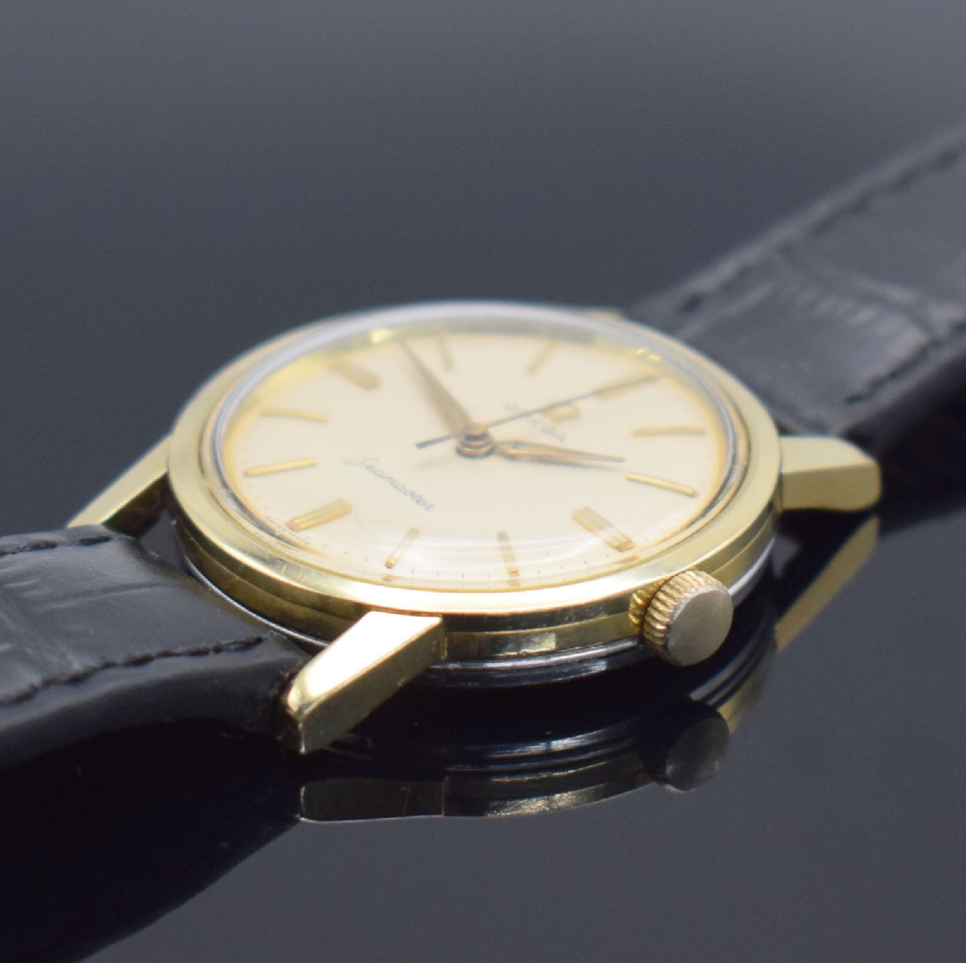 OMEGA Seamaster Herrenarmbanduhr, Schweiz um 1961, - Image 3 of 6