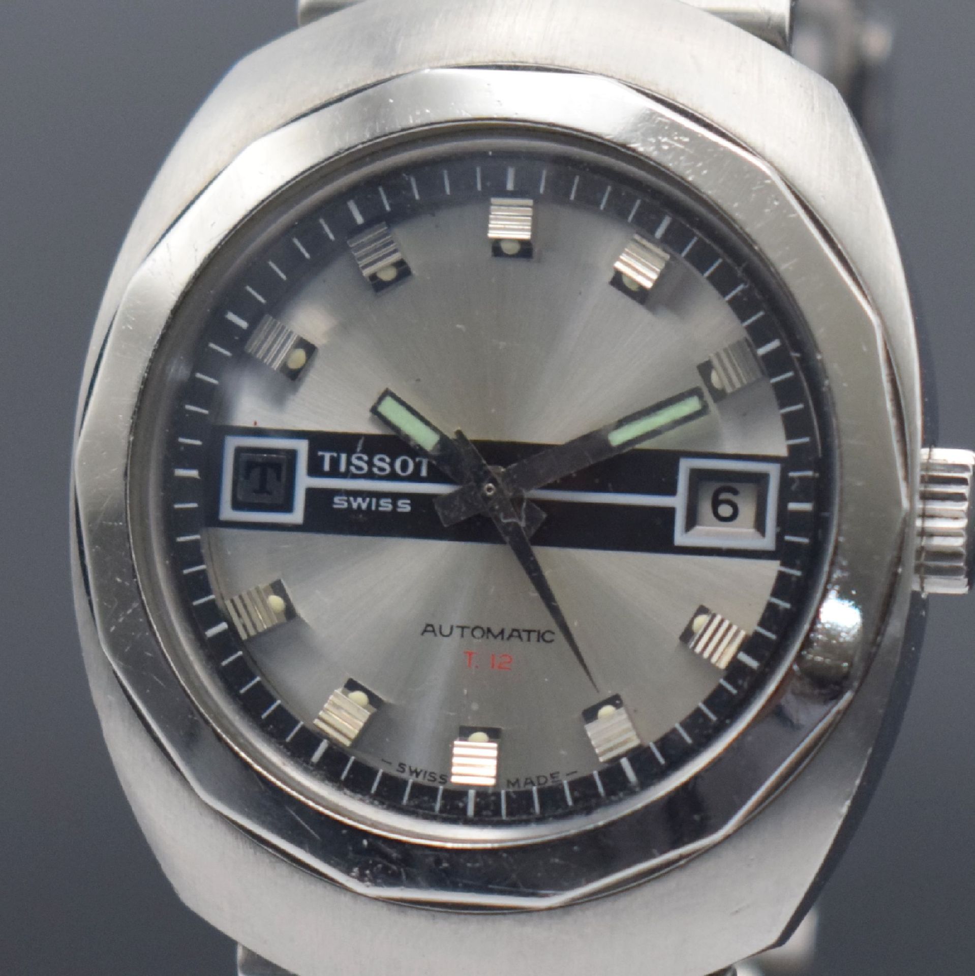 TISSOT T12 Herrenarmbanduhr mit geschraubtem Boden, - Bild 2 aus 11