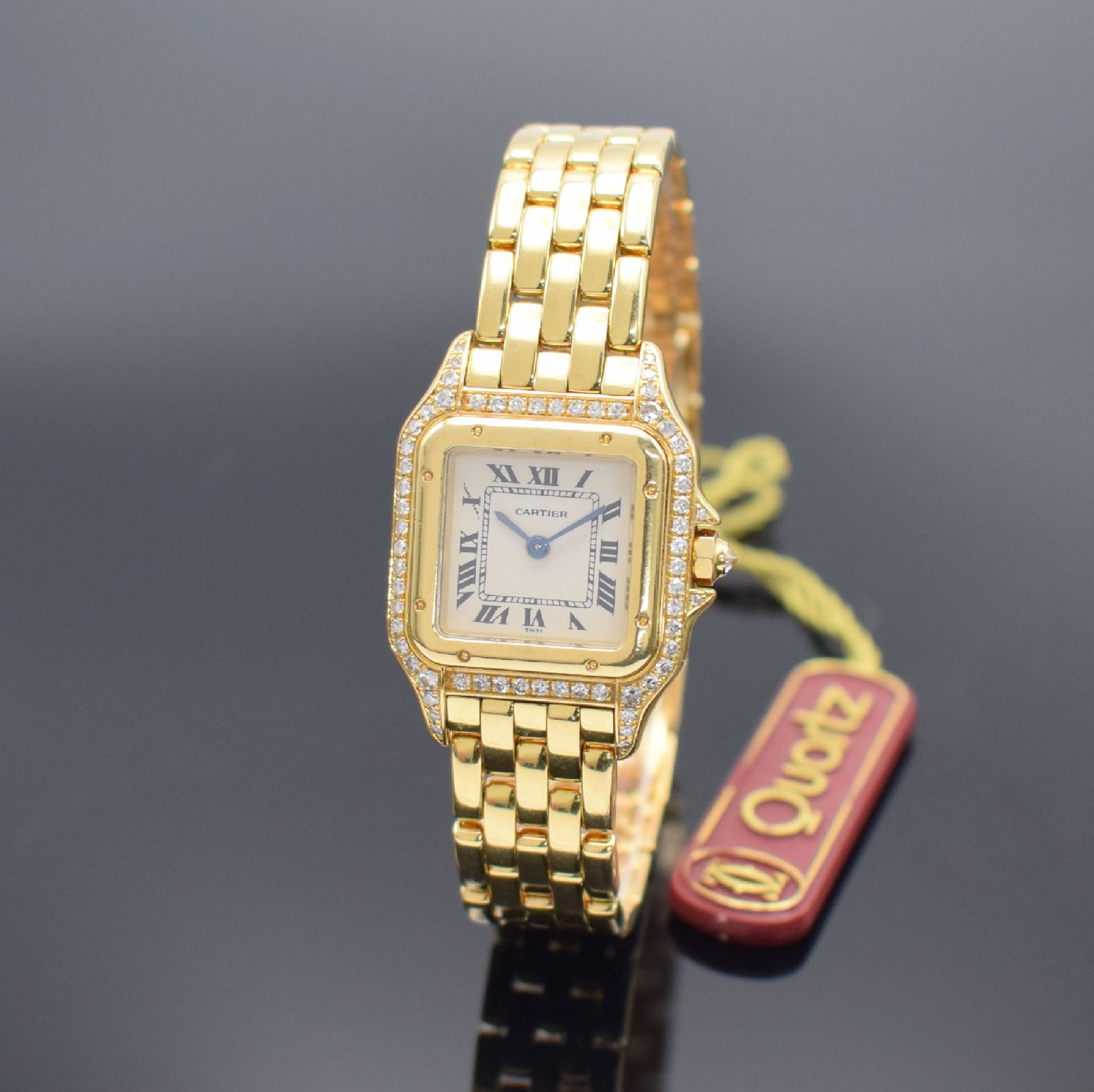 CARTIER Damenarmbanduhr Panthere in GG 750/000 mit