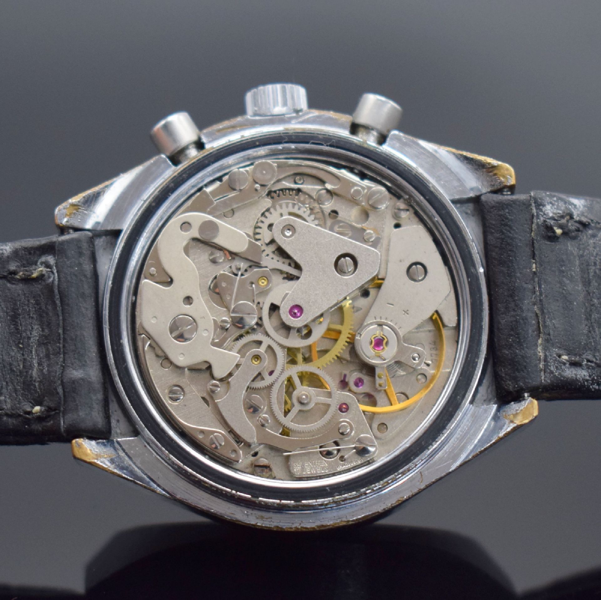 MEISTER-ANKER Herrenchronograph mit Kaliber Valjoux 7734, - Image 5 of 5