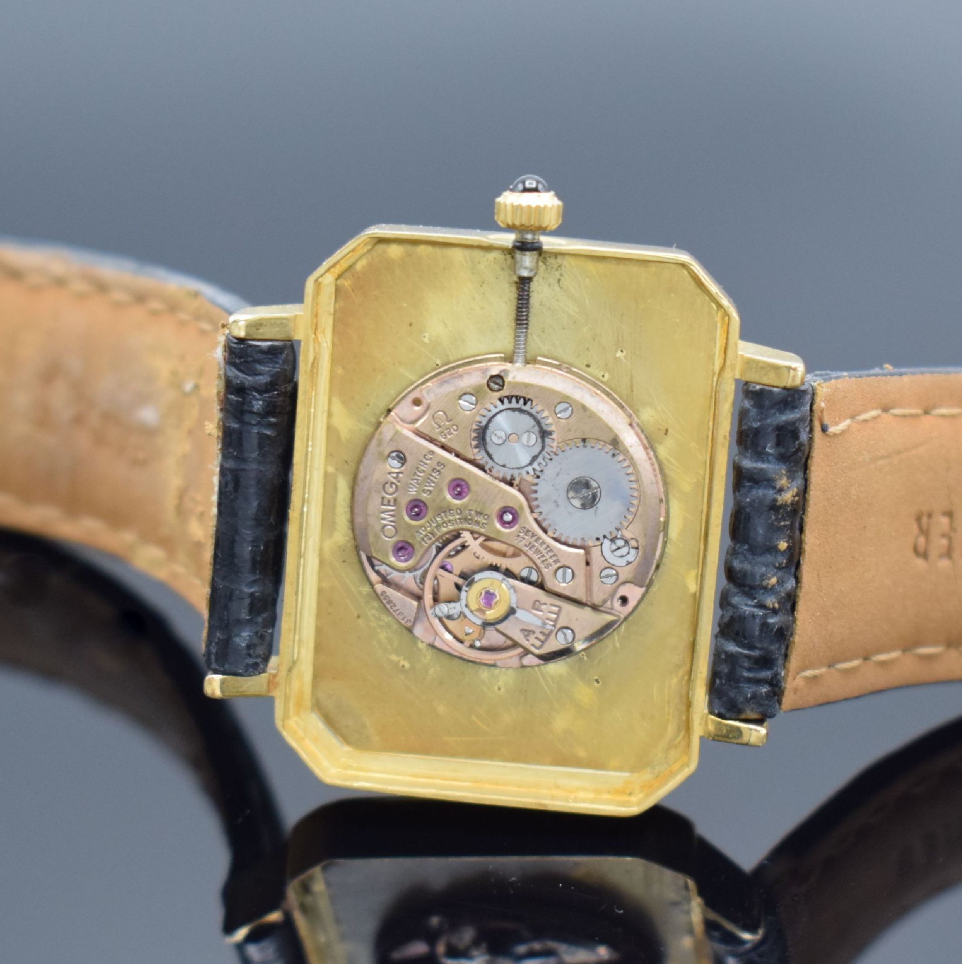 OMEGA Emeraude seltene Armbanduhr in GG 750/000 designed - Bild 6 aus 7