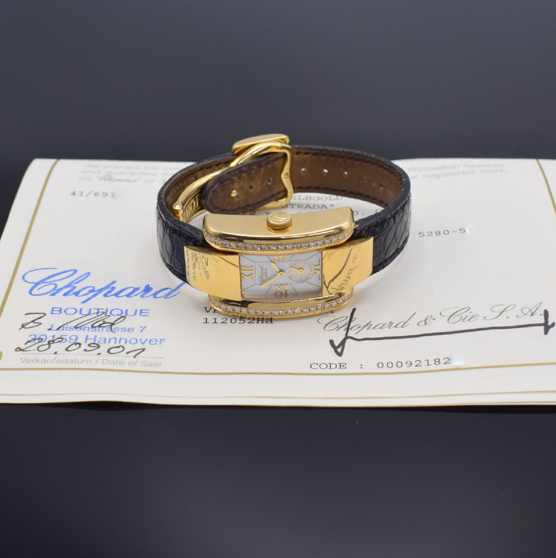 CHOPARD La Strada Damenarmbanduhr in GG 750/000 Referenz - Image 7 of 7