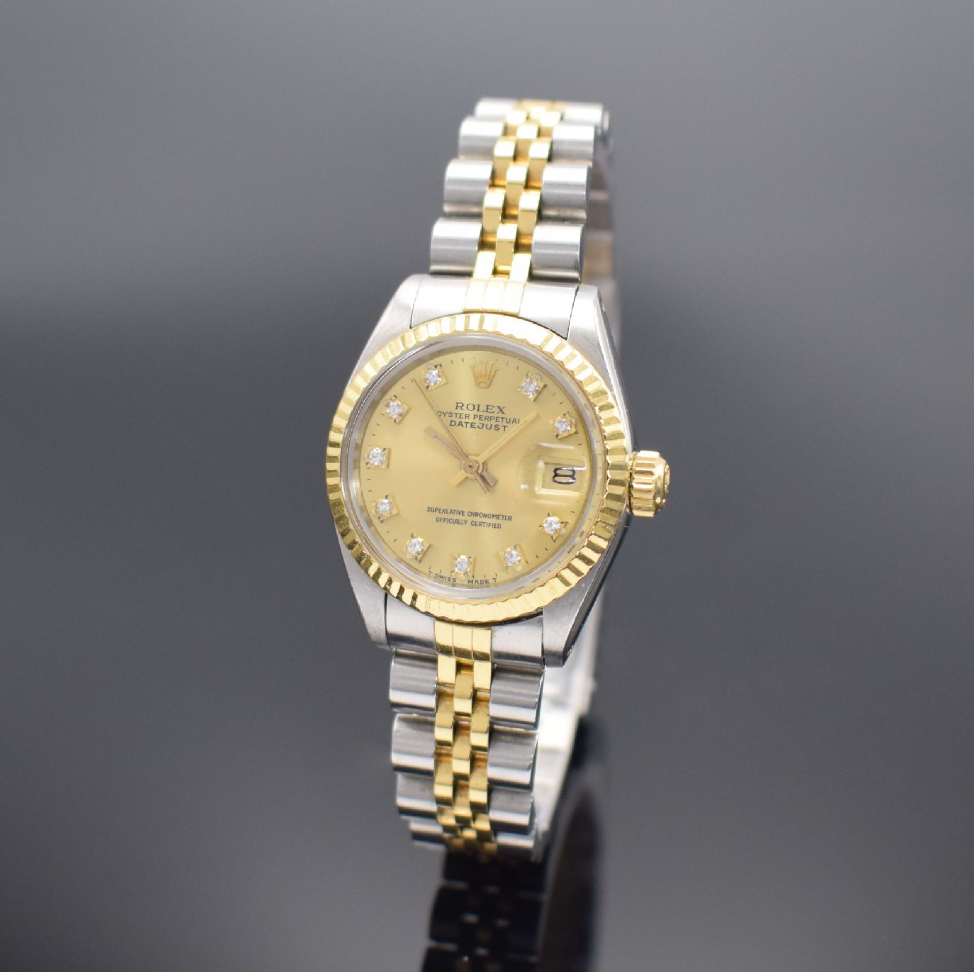 ROLEX Damenarmbanduhr Oyster Perpetual Datejust Referenz