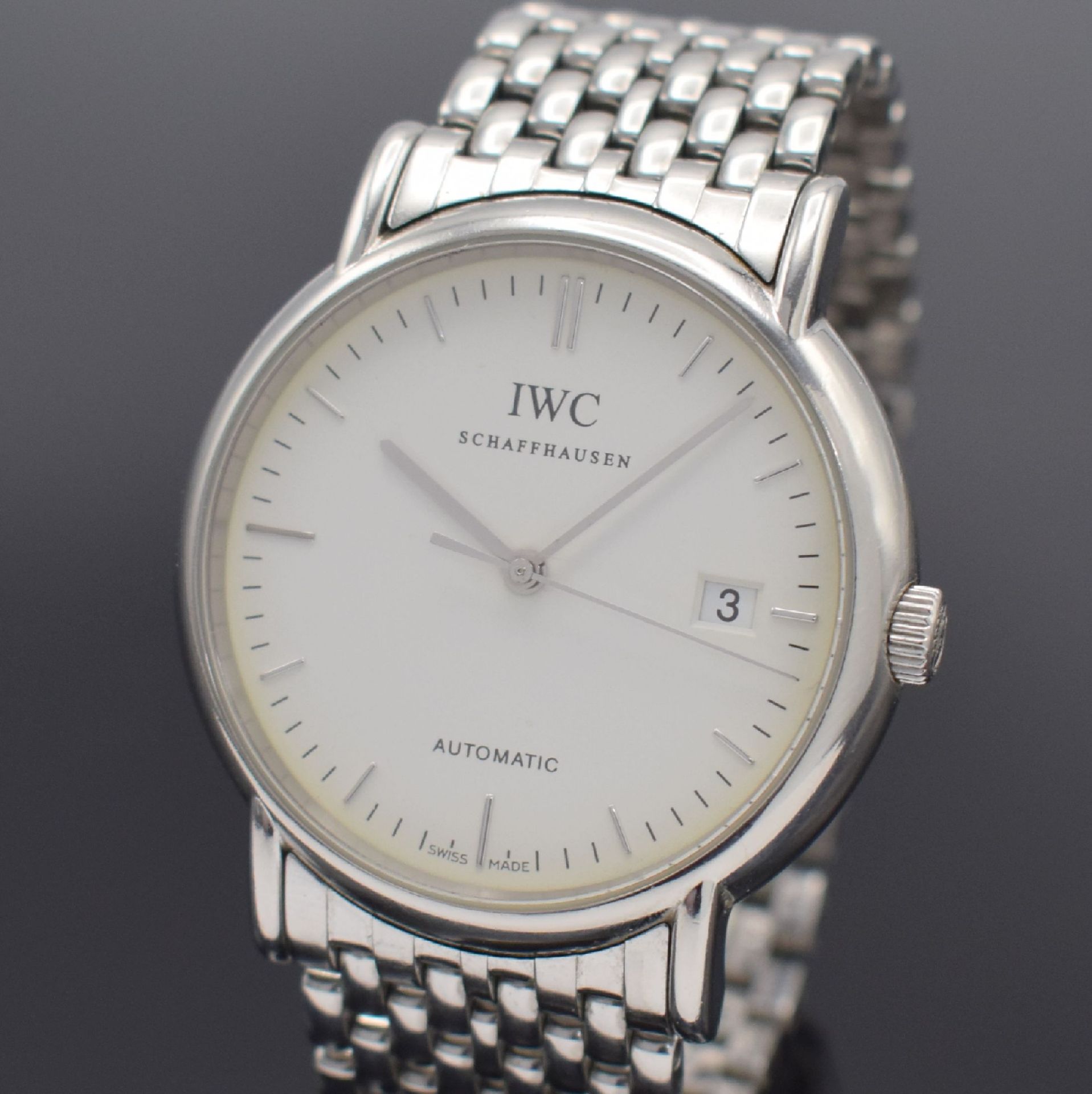 IWC Armbanduhr Portofino in Edelstahl Referenz IW353303, - Bild 2 aus 7